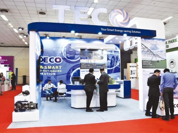 主打動(dòng)力節(jié)能、智慧監(jiān)控 東元 現(xiàn)身印度臺(tái)灣形象展