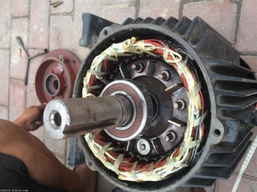 振動電機(jī)的軸承損壞后要處理更換