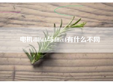 電機(jī)dllbt4與dllct4有什么不同