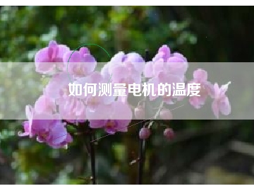 如何測量電機(jī)的溫度