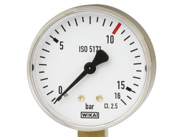 111.11, 111.31波登管壓力表，銅合金材質(zhì)