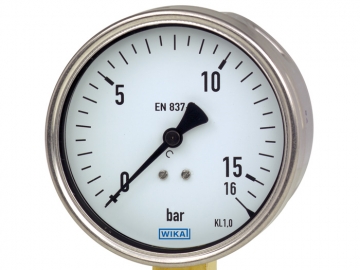 212.20波登管壓力表，銅合金材質(zhì)