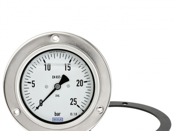 PG23CP波登管壓力表，不銹鋼材質(zhì)