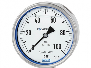 PG23LT波登管壓力表，不銹鋼材質(zhì)