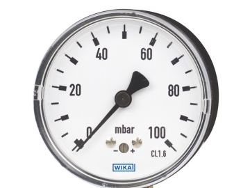 611.10, 631.10膜盒式壓力表，銅合金或不銹鋼材質(zhì)