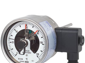 TGS55帶電接點(diǎn)的雙金屬溫度計